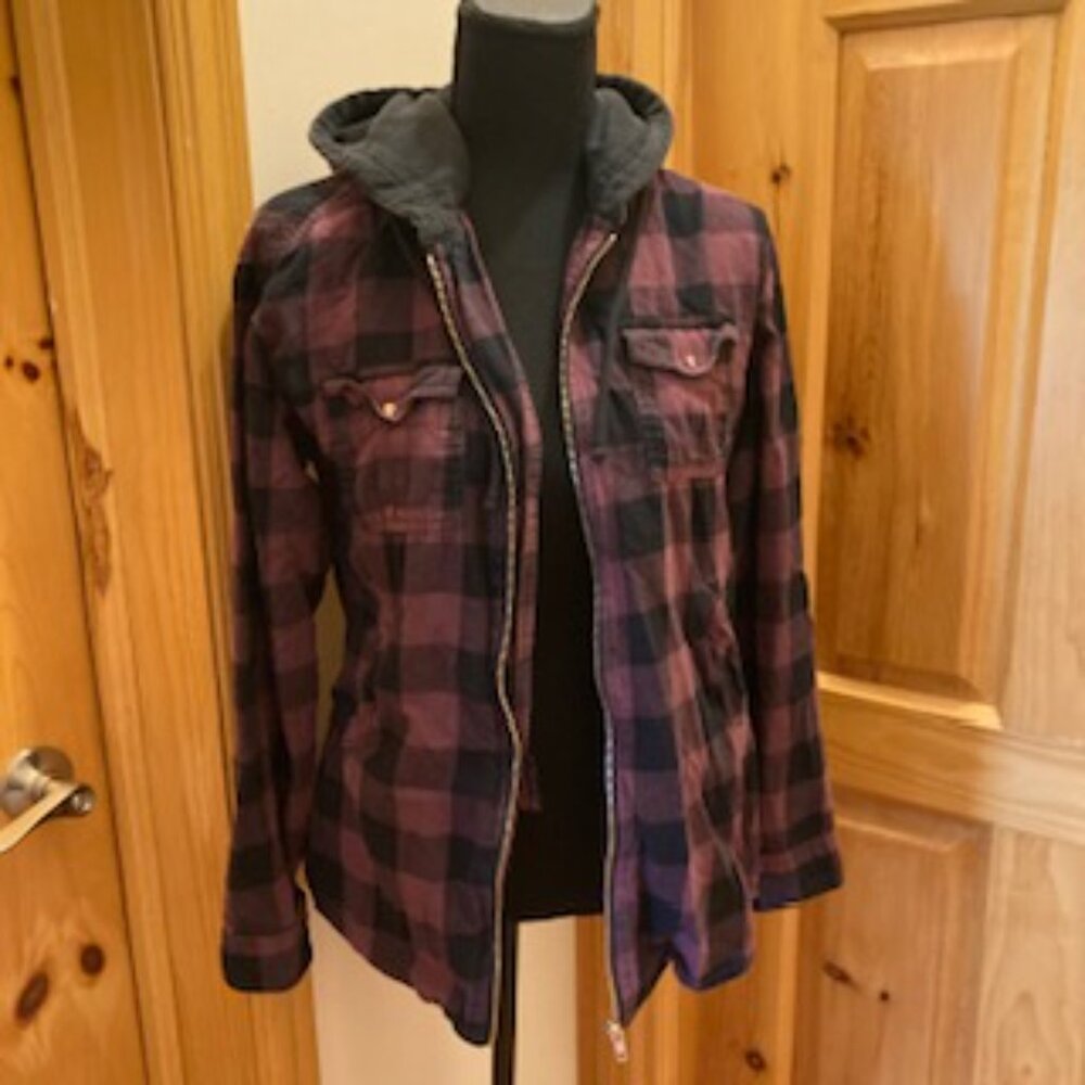 Plaid Kismet Zip-up Hoodie